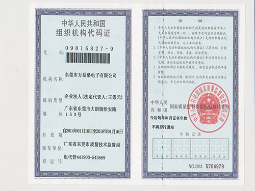 公司代码证