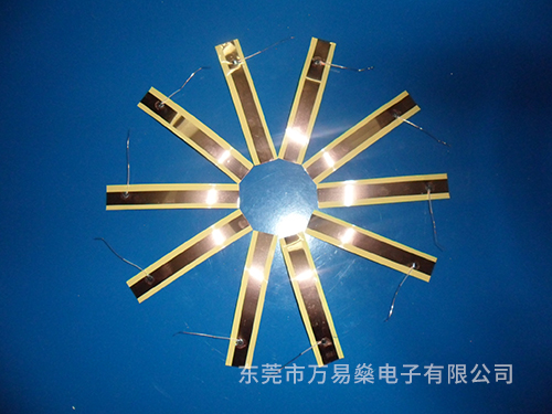 铜箔焊引线穿套管