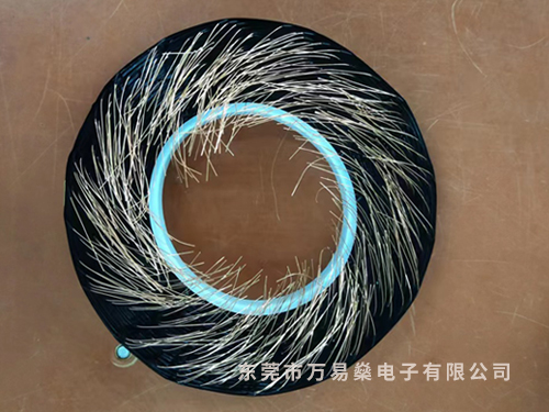 屏蔽铜箔焊引线收卷